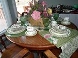 set of Royal Worcester China , Engadine pattern