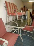 patio set w/6 chairs & cushions