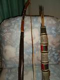 bow w/metal tipped arrows, from Africa