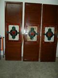 3 of these great panels. previously used as a room divider