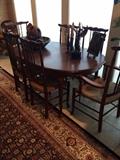                    Hickory Hill table & 6 chairs