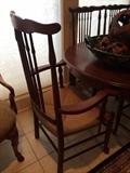                  Hickory Hill table & 6 chairs