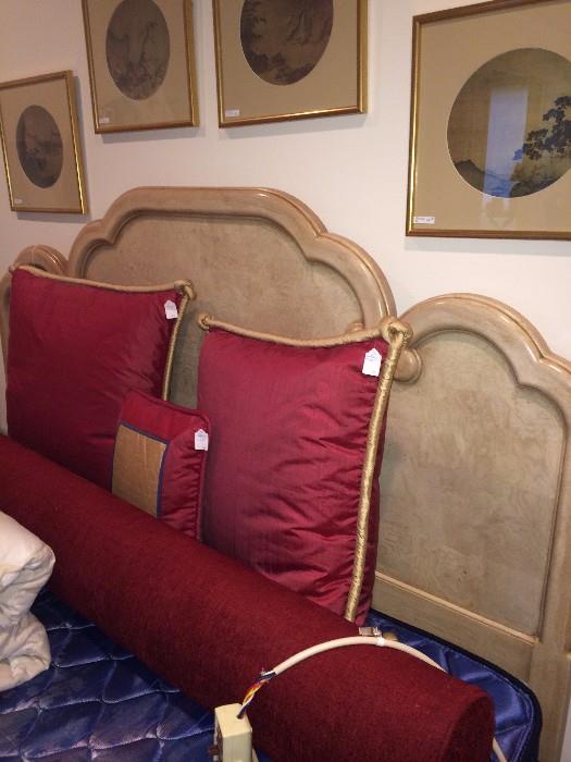 King bed with matching side tables & armoire