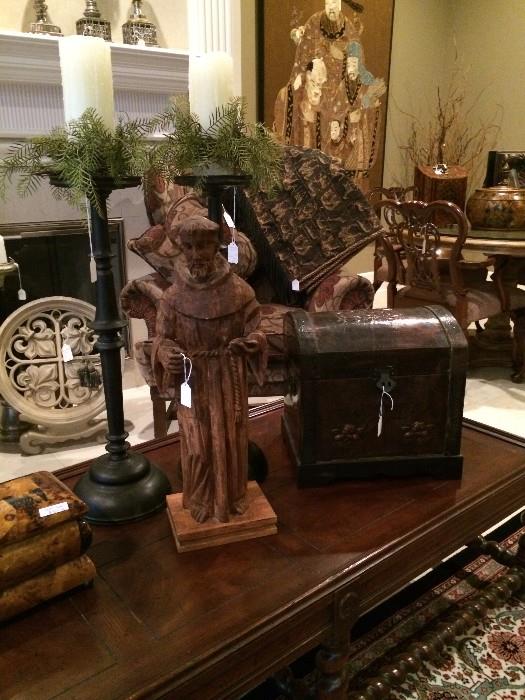 St. Francis and other decorative items
