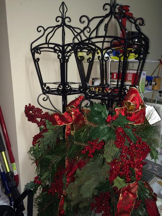 Floor standing decorative lanterns