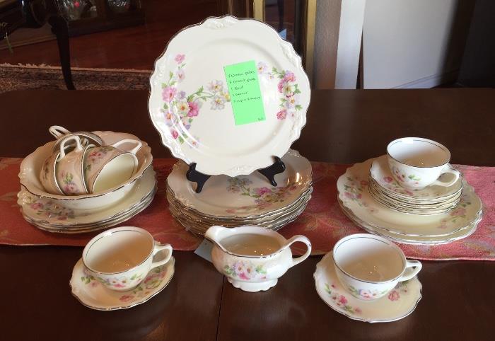 Antique floral china.