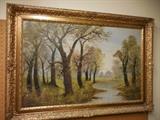 Vintage Signed Oil Painting