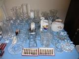 Glass Vases, Candle Accessories, Dessert Bowls, Variety!!