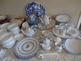 Mason Denmark China. Coffee Teapot, Cup/Saucer 8 Piece Place Setting plus Service