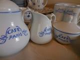 Teapot, Cream Sugar Cafe Paris
