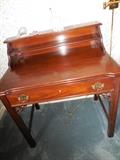 Vintage Mahogany Ladies Writing Desk with Drawer