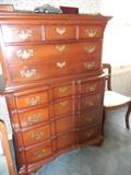 Vintage Mahogany 7 Drawer Chest