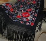 Silk Embroiderer Piano Scarf 