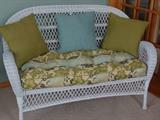 Wicker Settee