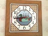 Elgin mallard wall clock