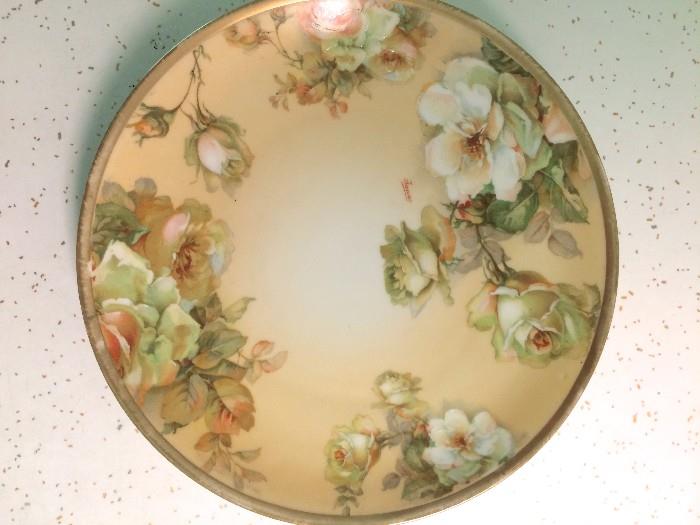 One of numerous antique plates and bowls in gorgeous condition