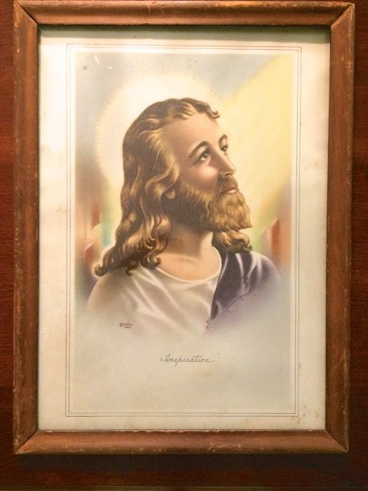 1940s Jesus print 