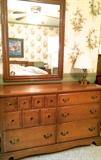 Dresser with mirror