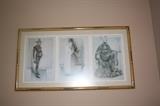 Shakespeare costume wardrobe drawing prints 