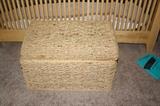 Adorable wicker trunk