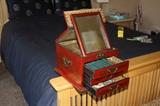 Jewelry box opened