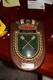 Vintage plaque from British ship mess hall