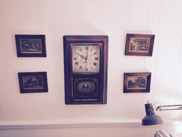 A Lot of Art and Clocks throughout the house