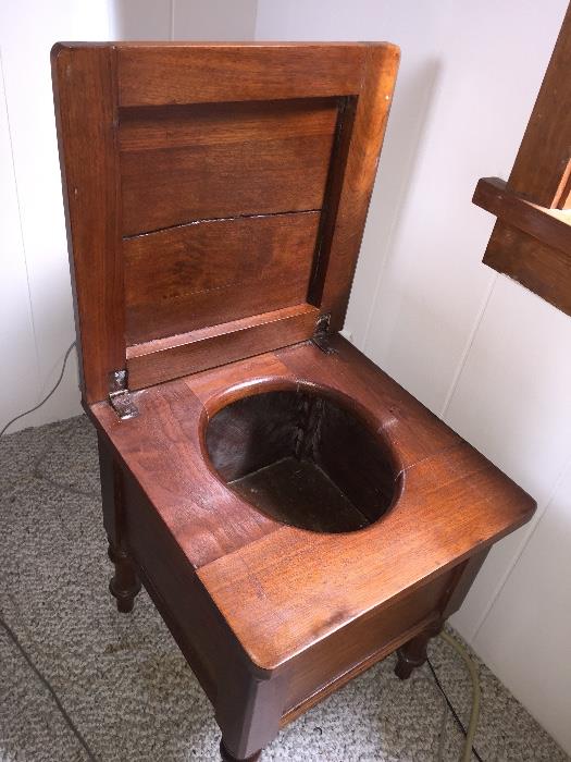 Vintage baby commode