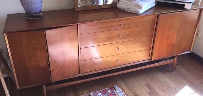 Mid Century Modern 1960 Bedroom Dresser 80" long Very Big  Purchased at the NYC D& D Building 1  Original Owner