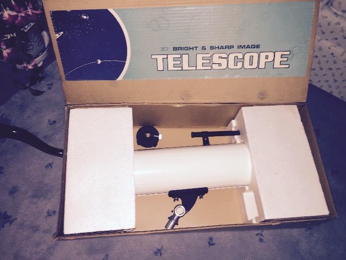 one of two Telescopes available, new in box Vintage
