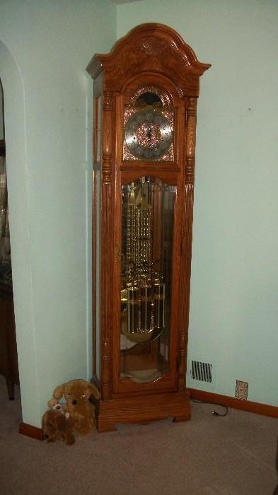 Howard Miller grandfather clock paid $1,700 new