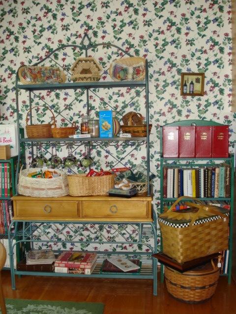 Longabergers, other baskets, cook books