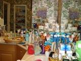 Full bathroom with great linens, cleaning items, health care and beauty supplies