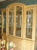 Thomasville dining table, chairs and china cabinet