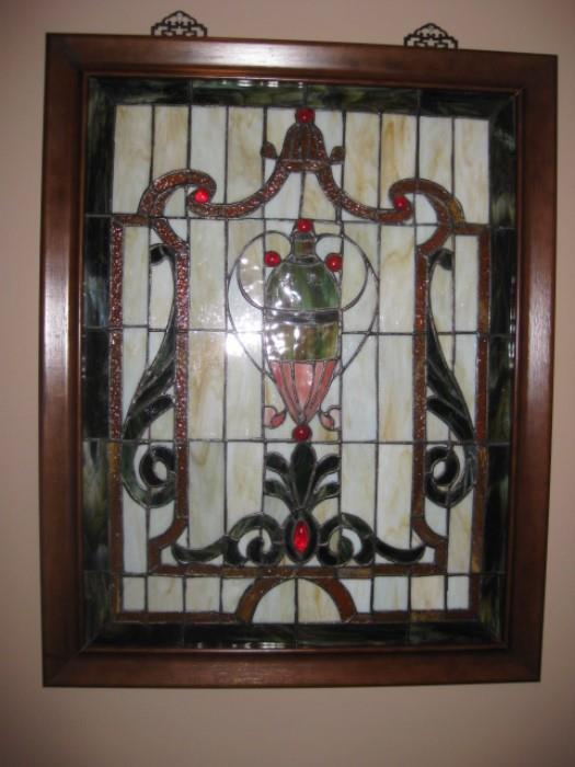 Lovely Leaded and Stained Glass Window