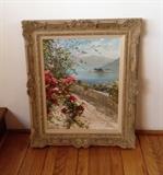 Liliana Frasca. Italian landscape. Oil on canvas.
27”H x 25”W $3000