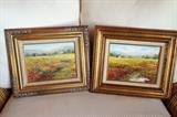 Liliana Frasca. Italian landscapes. Oil on canvas. (Pair)
19”W x 17”H (each) $2000 each