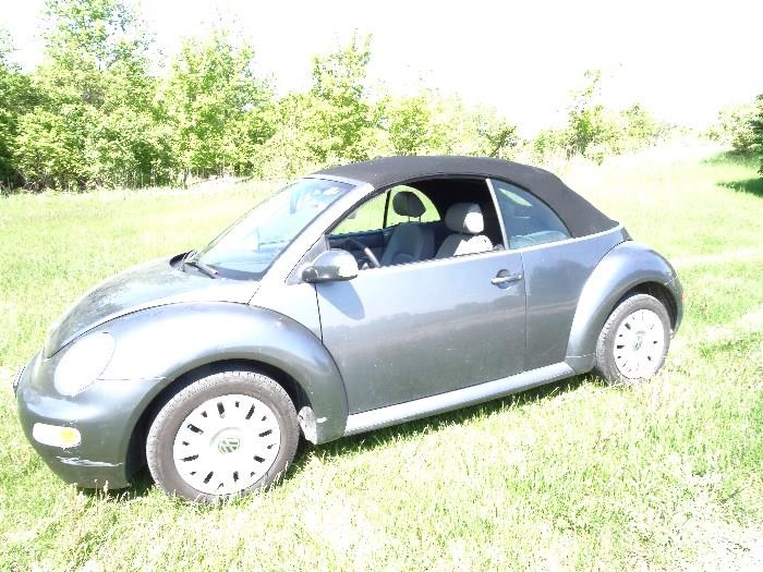 2006 Volkswagon with only 42,719 miles. Selling on silent bid with a minimum..convertible. In the process of inspection 