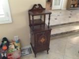 ANTIQUE COAL PODIUM