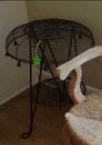 wire mushroom table