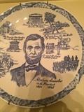 Vernon Kilns historical plate - President Abraham Lincoln