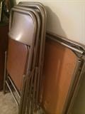           Card table & 4 folding chairs