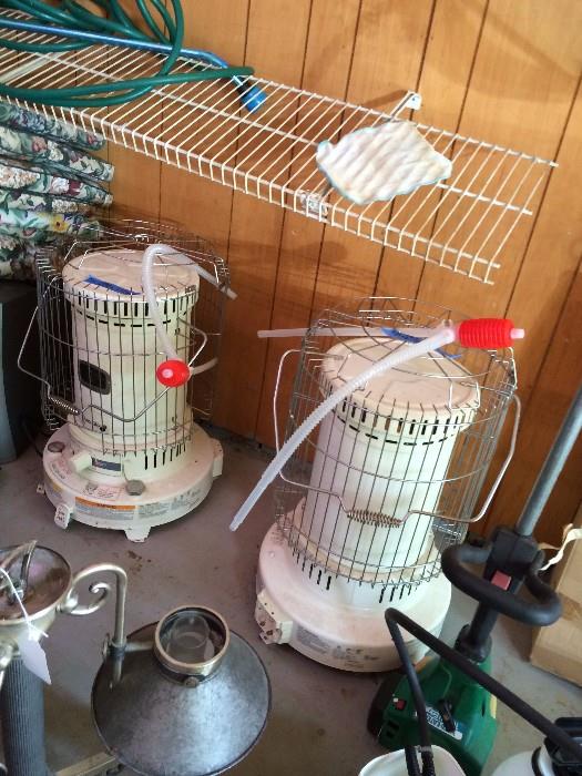 Kerosene Heaters - great for the lake and patio dining!
