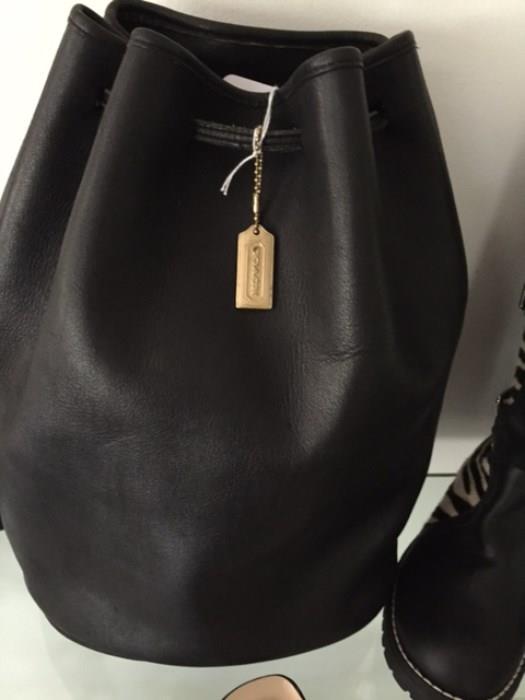 COACH leather sling handbag