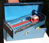 three vintage erector sets