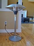 Outside space heater for decks and patios.