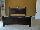 Bassett king size sleigh bed.