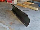 lawn tractor wagon and snow plow attachments