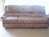 LR couch in neutral design is a little over 7' long.