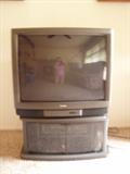 37" Toshiba TV w/ swivel stand.